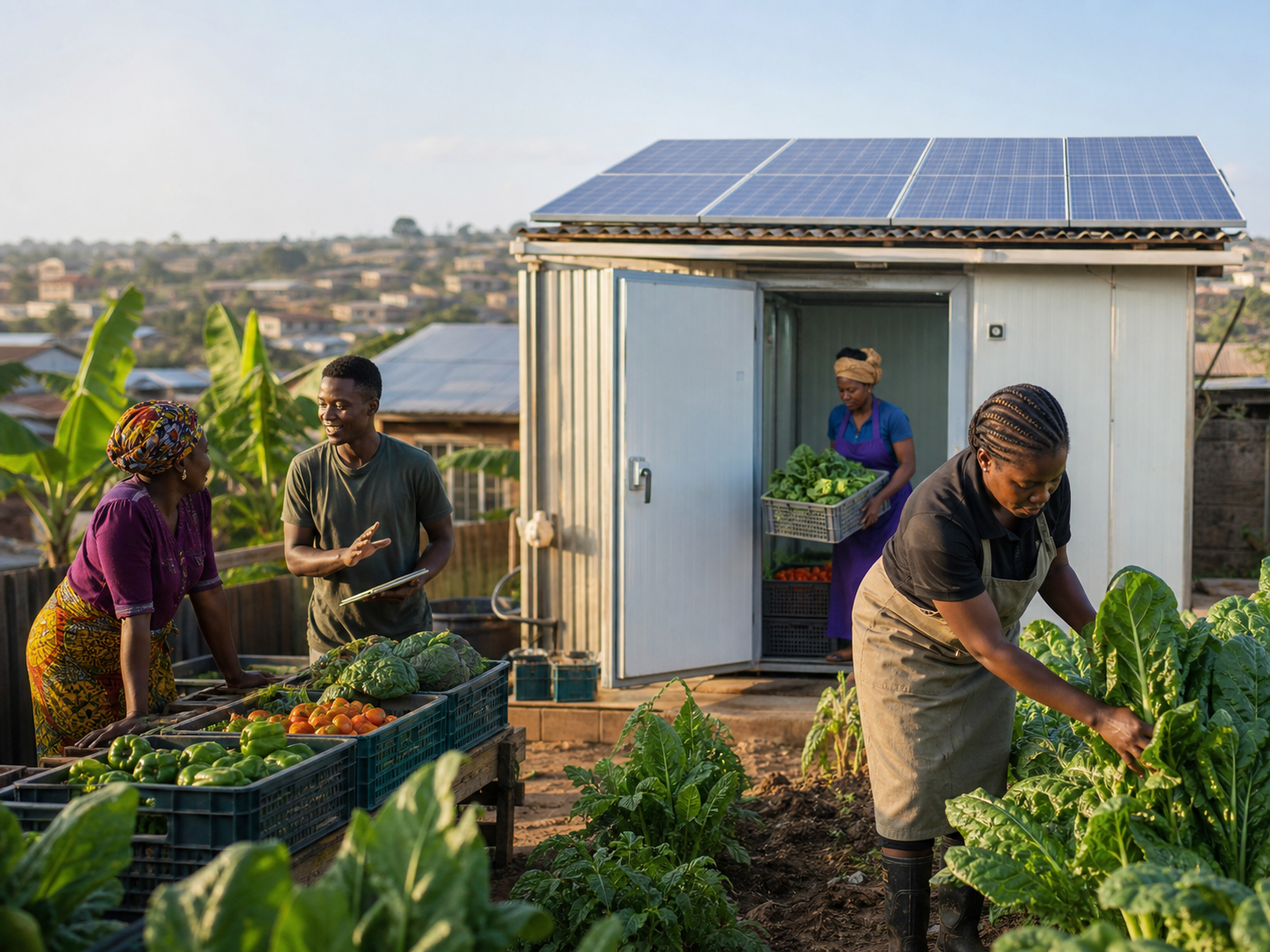Solar-powered agriculture supporting Nigeria's green economy